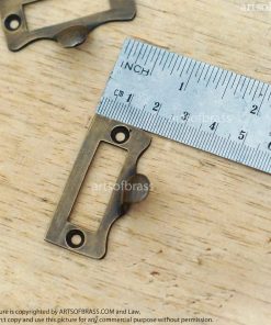 1.77" 6 pcs Vintage Label File Name Card Holder Drawer Pull Handle 19 DSC00652 resize 3