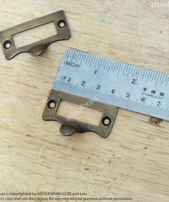 1.77" 6 pcs Vintage Label File Name Card Holder Drawer Pull Handle 18 DSC00663 resize
