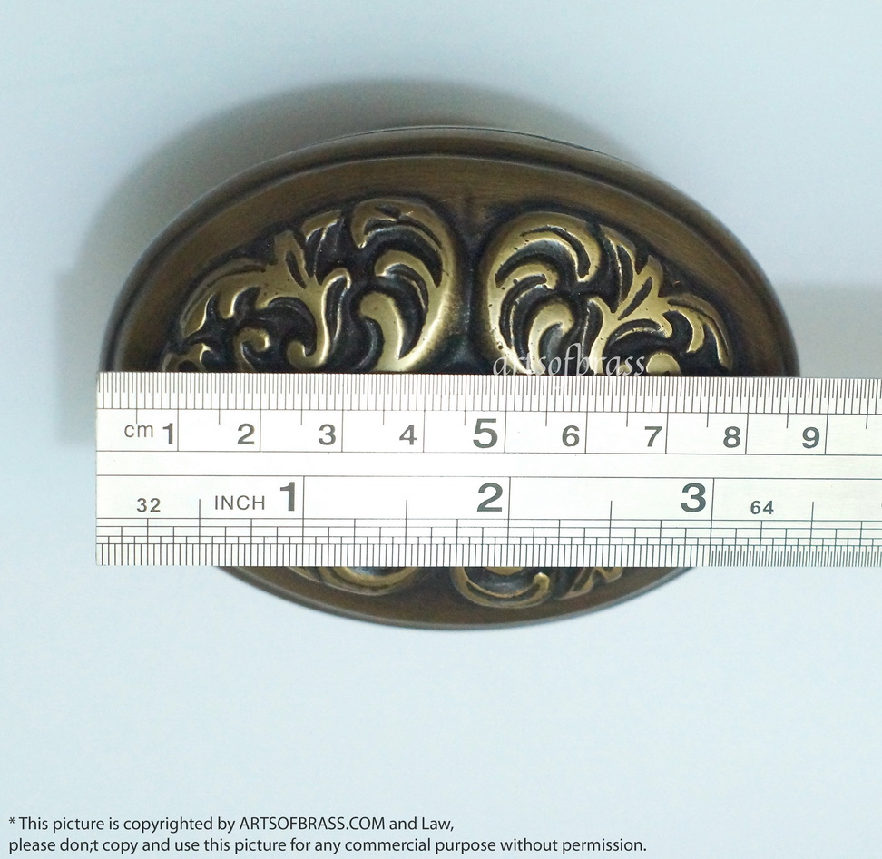 3.54" Pair Vintage Victorian Door Pulls Sky Frame Engraved Brass Handle 16 3.54" Pair Vintage Victorian Door Pulls Sky Frame Engraved Brass Handle - Image 14