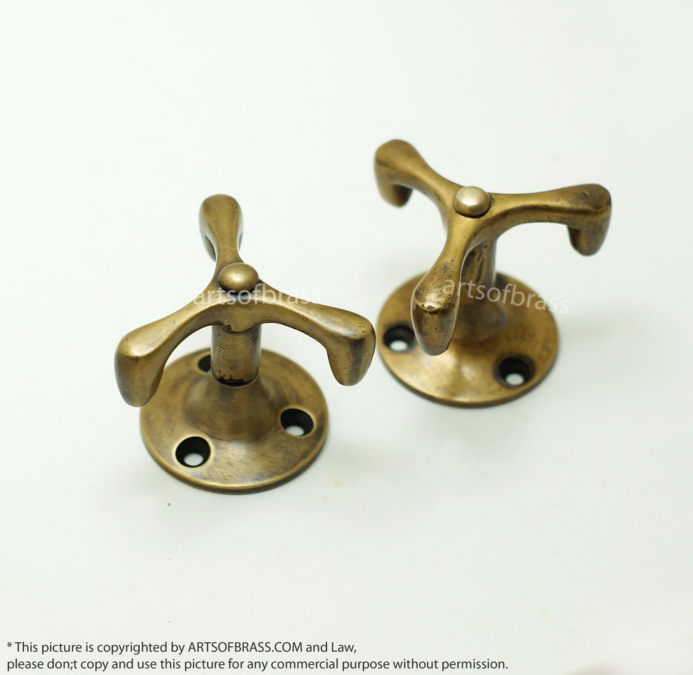 1.49" 2 pcs Vintage Retro Pivot Swivel Handle Knob Brass Cabinet Pulls 3 1.49" 2 pcs Vintage Retro Pivot Swivel Handle Knob Brass Cabinet Pulls