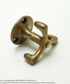 1.49" 2 pcs Vintage Retro Pivot Swivel Handle Knob Brass Cabinet Pulls 15 DSC00980 resize