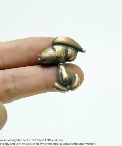 1.57" 4 pcs Disney Peanuts Snoopy & Charlie Brown Dog cartoon Figurine Solid Brass Cabinet Drawer Handle Pulls N255 17 DSC0249 resize 1