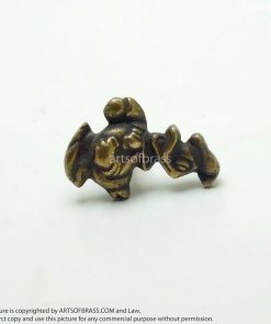 1.69" 2 set Disney Donald Duck Cartoon Brass Cabinet Drawer Handle Pulls 11 DSC0251 resize