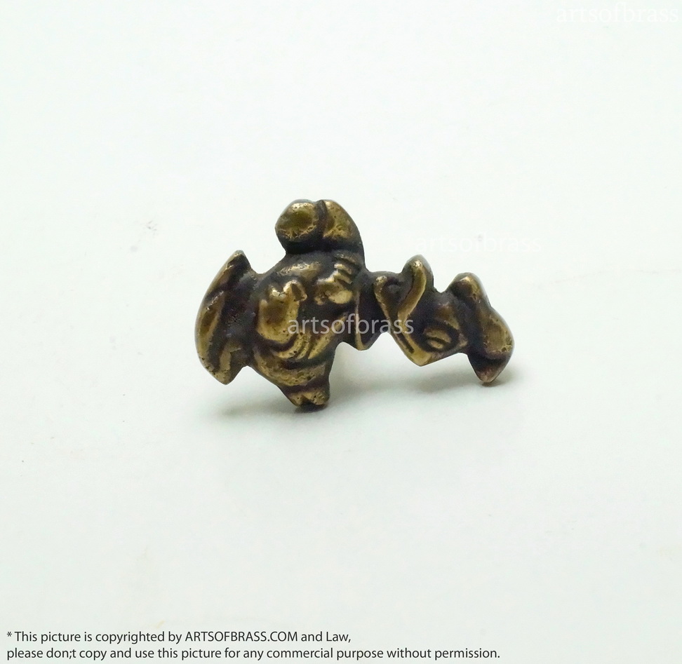 1.69" 2 set Disney Donald Duck Cartoon Brass Cabinet Drawer Handle Pulls 5 1.69" 2 set Disney Donald Duck Cartoon Brass Cabinet Drawer Handle Pulls - Image 3