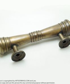 11.41" Set Vintage Retro Classic Plain Brass Entry Door Hardware Handle 22 DSC0381 resize