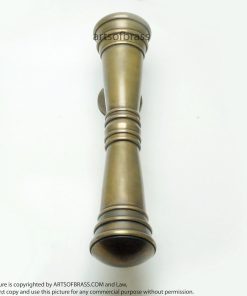 11.41" Set Vintage Retro Classic Plain Brass Entry Door Hardware Handle 20 DSC0382 resize