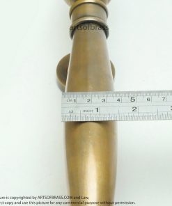 14.76" 2 pcs Vintage Western Classic Brass Door Hardware Entry Door Handle 20 DSC0394 resize