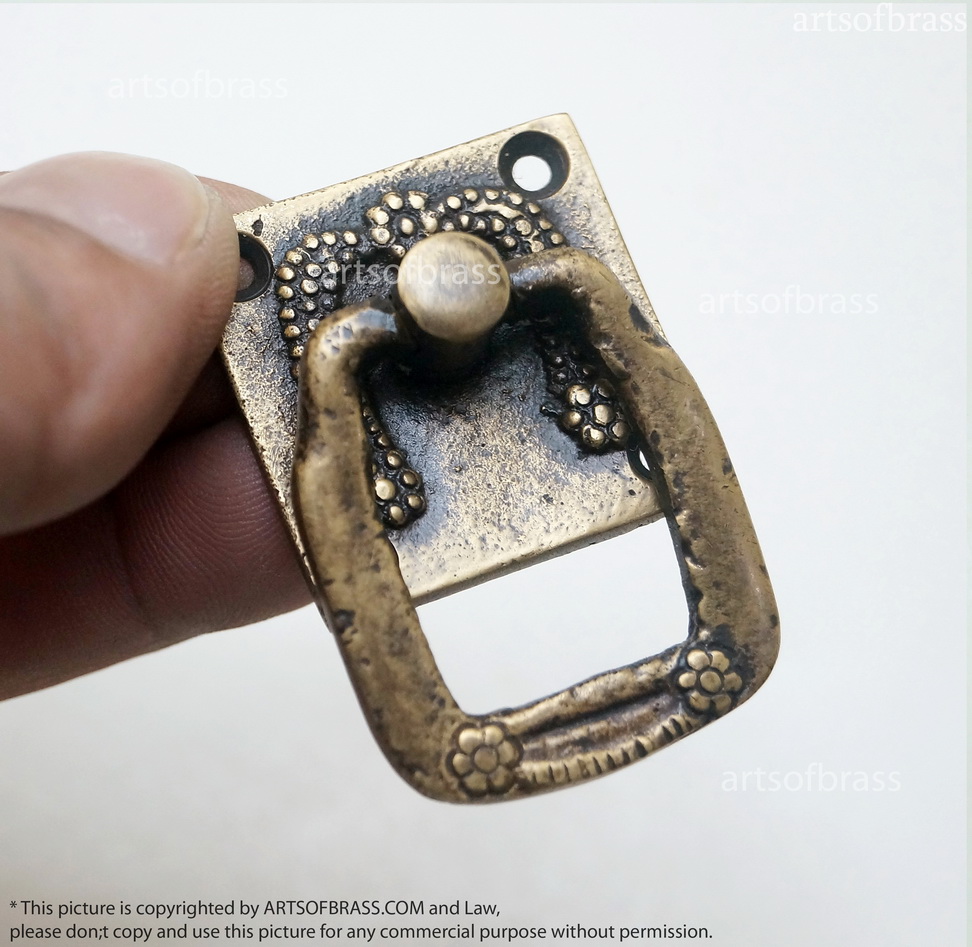 1.25" inches Lot of 4 pcs Vintage Victorian Square Cabinet Handle Pull Vintage Cabinet KNOB A173 8 1.25" inches Lot of 4 pcs Vintage Victorian Square Cabinet Handle Pull Vintage Cabinet KNOB A173 - Image 6