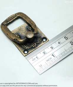 1.25" inches Lot of 4 pcs Vintage Victorian Square Cabinet Handle Pull Vintage Cabinet KNOB A173 19 DSC1215 resize