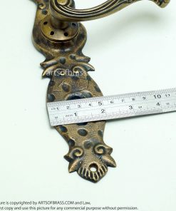 10.03" Set Vintage Steampunk Deadbolt Entry Door Handles Screen Main Door 25 DSC1677 resize