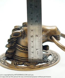 Pair Vintage Farm HORSE Head Pulls Main Door Brass Door Handle Pulls P135 20 DSC1776 resize