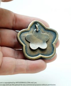 2.00" inches Lot of 2 pcs Vintage Solid Brass STAR Drop Pull Round Knob Pull Antique Cabinet Brass KNOB Drawer Pulls G023 14 DSC0023 resize
