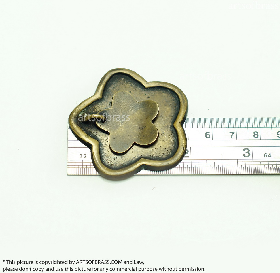 2.00" inches Lot of 2 pcs Vintage Solid Brass STAR Drop Pull Round Knob Pull Antique Cabinet Brass KNOB Drawer Pulls G023 9 2.00" inches Lot of 2 pcs Vintage Solid Brass STAR Drop Pull Round Knob Pull Antique Cabinet Brass KNOB Drawer Pulls G023 - Image 7