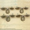 3.85" inches 4 pcs Vintage Retro Climbing Vine Flowers Leaf Solid Brass Antique Cabinet Drawer Door KNOB Pulls C133 2 DSC00383 resize