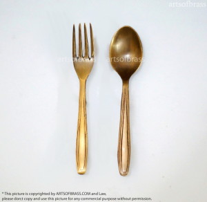 Vintage FLATWARE SPOON & FORK Kitchen Pulls