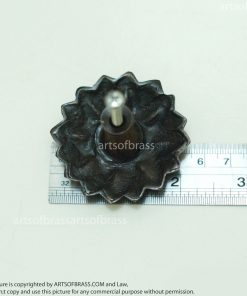2.16" Diameter Set of 2 pcs Vintage Big Solid Brass Knob crochet Daisy Flower Detailed Pull Cabinet Brass Knob Drawer Pulls N227 12 DSC00604 resize 2