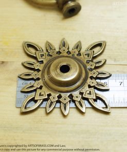 2.44 Inches Lot of 2 pcs Vintage Celestial Star Cabinet Solid Brass KNOB Drawer Handle Pulls P094 15 DSC00636 resize