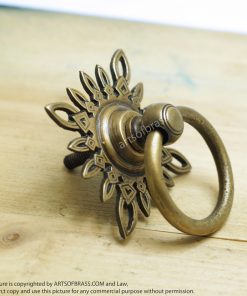 2.44 Inches Lot of 2 pcs Vintage Celestial Star Cabinet Solid Brass KNOB Drawer Handle Pulls P094 12 DSC00640 resize 1