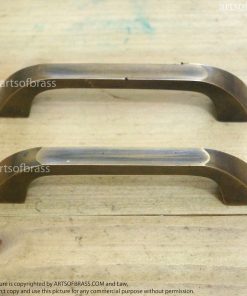 4.60"2 pcs Vintage Retro Full Solid Brass Cabinet Drawer Handle Pulls 15 DSC00722 resize
