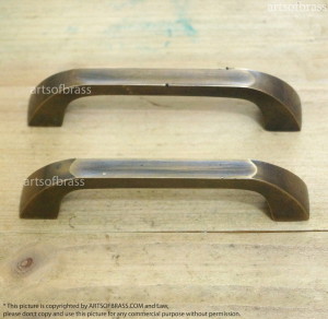 4.60"2 pcs Vintage Retro Full Solid Brass Cabinet Drawer Handle Pulls 16 Vintage Retro Full Solid Brass Cabinet Drawer Handle Pulls