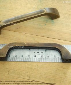 4.60"2 pcs Vintage Retro Full Solid Brass Cabinet Drawer Handle Pulls 12 DSC00725 resize