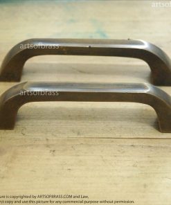 4.60"2 pcs Vintage Retro Full Solid Brass Cabinet Drawer Handle Pulls 11 DSC00727 resize
