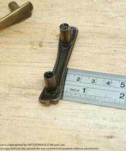 2.55" inches 4 pcs Vintage Retro wooden cross Solid Brass Antique Cabinet Drawer Door Handle Pulls C104 16 DSC00766 resize 1