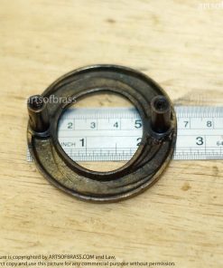 2.55" inches 2 pcs Vintage Solid Brass Retro Ring Swirl Round Antique Cabinet Brass KNOB Drawer Pulls C120 15 DSC00766 resize