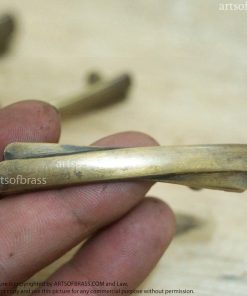 2.55" inches 4 pcs Vintage Retro wooden cross Solid Brass Antique Cabinet Drawer Door Handle Pulls C104 14 DSC00773 resize