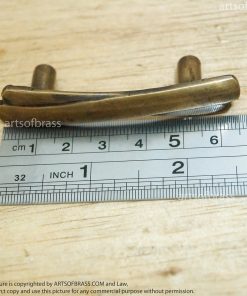 2.55" inches 4 pcs Vintage Retro wooden cross Solid Brass Antique Cabinet Drawer Door Handle Pulls C104 15 DSC00776 resize