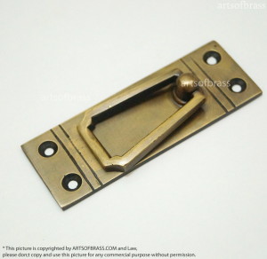 Vintage Retro Pulls Western Solid Brass Cabinet Door Handle