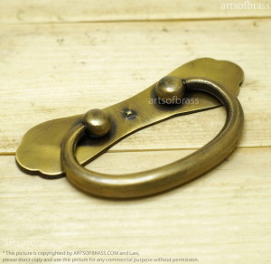 Solid Brass BAIL PULLS for dressers