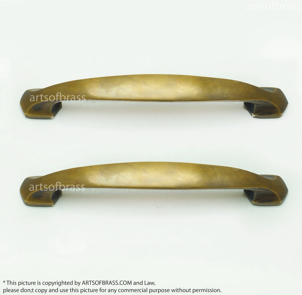 4.84" 2 pcs Vintage Western Classic Retro Bar Brass Cabinet Handle 3 4.84" 2 pcs Vintage Western Classic Retro Bar Brass Cabinet Handle