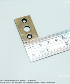 3.66" 2 pcs VINTAGE Gate Door Latch Slot Solid Brass Door Latch Lock 18 DSC1033 resize
