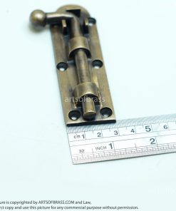 3.66" 2 pcs VINTAGE Gate Door Latch Slot Solid Brass Door Latch Lock 16 DSC1035 resize