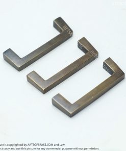 2.87" Lot of 3 pcs RETRO Vintage Bar Western Country Closet Solid Brass Antique Cabinet Door Drawer Pull C042 13 DSC1143 resize