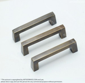 2.87" Lot of 3 pcs RETRO Vintage Bar Western Country Closet Solid Brass Antique Cabinet Door Drawer Pull C042 20 _DSC1149_resize