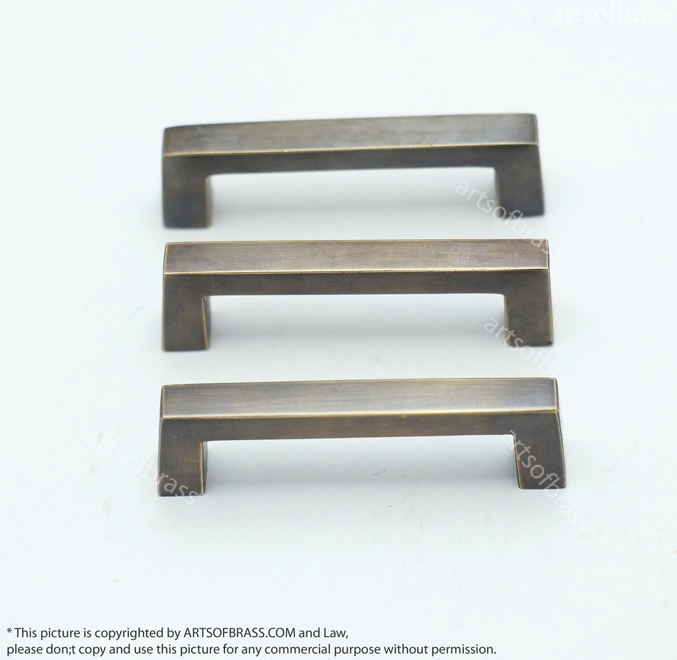 2.87" Lot of 3 pcs RETRO Vintage Bar Western Country Closet Solid Brass Antique Cabinet Door Drawer Pull C042 3 2.87" Lot of 3 pcs RETRO Vintage Bar Western Country Closet Solid Brass Antique Cabinet Door Drawer Pull C042