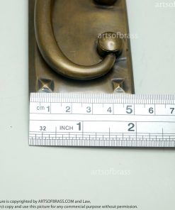 3.58" 2 pcs Vintage Brass Retro Drawer Pulls Antique Cabinet Handle 15 DSC1239 resize