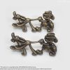 3.54" Lot of 2 pcs Disney Mickey and Pluto Go to School cartoon Figurine Solid Brass Antique Cabinet Drawer Handle Pulls 1 DSC1274 resize 1