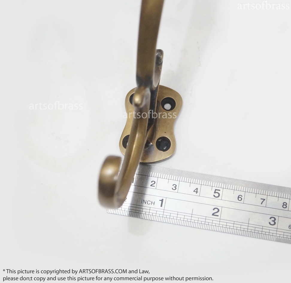Vintage Arrow Head Swirl Coat Wall Hook Hanger - 4.92" (2 Piece Set) 9 Vintage Arrow Head Swirl Coat Wall Hook Hanger - 4.92" (2 Piece Set) - Image 7