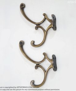 Vintage Arrow Head Swirl Coat Wall Hook Hanger - 4.92" (2 Piece Set) 11 DSC1288 resize
