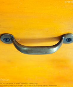 3.30" 4 pcs Vintage Solid Brass RETRO Simple Pull KNOBS DRAWER Pulls Handle 9 DSC2270 resize