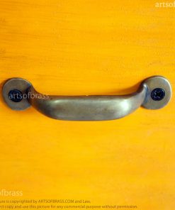 3.30" 4 pcs Vintage Solid Brass RETRO Simple Pull KNOBS DRAWER Pulls Handle 11 DSC2271 resize
