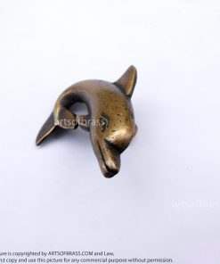 2 Set Pair 4 pcs Vintage DOLPHIN Cabinet ANTIQUE Pull KNOB Drawer N174 14 GEDC3415 resize