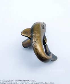 2 Set Pair 4 pcs Vintage DOLPHIN Cabinet ANTIQUE Pull KNOB Drawer N174 15 GEDC3418 resize