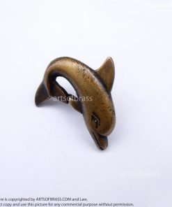 2 Set Pair 4 pcs Vintage DOLPHIN Cabinet ANTIQUE Pull KNOB Drawer N174 13 GEDC3420 resize
