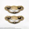 3.54" Solid Brass Cabinet Handle – Vintage Art Deco Drawer Pull Set of 2 1 GEDC4048 resize