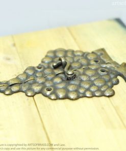 5.66" Vintage Grape Wine Bar Latch Lock Solid Brass Cabinet Door LATCH 13 DSC00591 resize