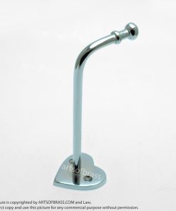 5.11" 2 pcs Chrome LOVE Wall Mount Hook Coat Hat Hanger 15 DSC0804 resize